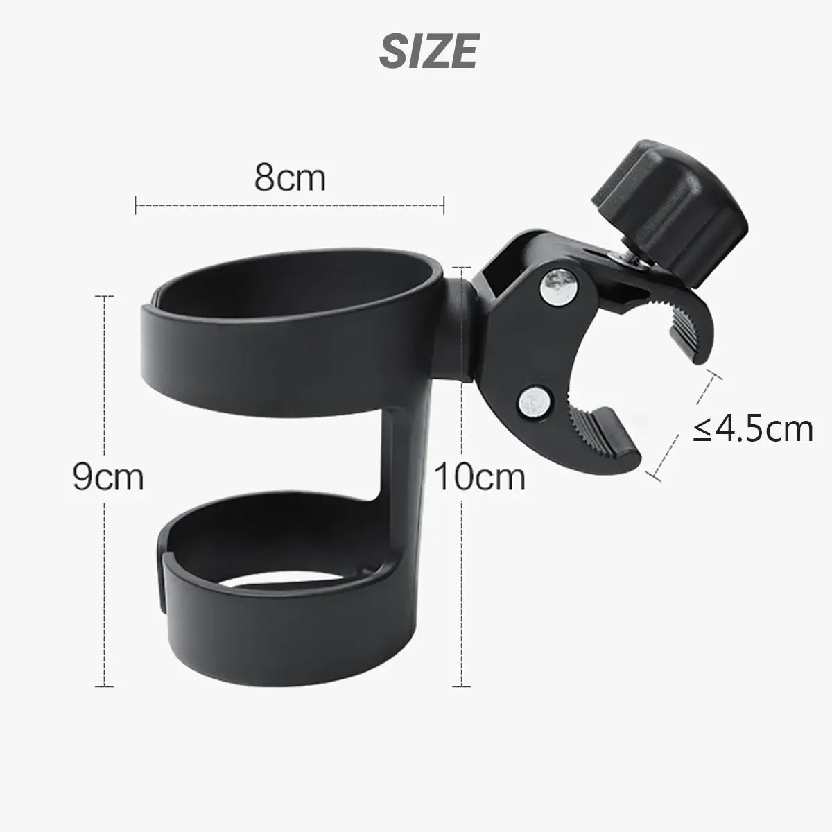 Universal Stroller Cup Holder Organizer β Spill-Proof & Adjustable
