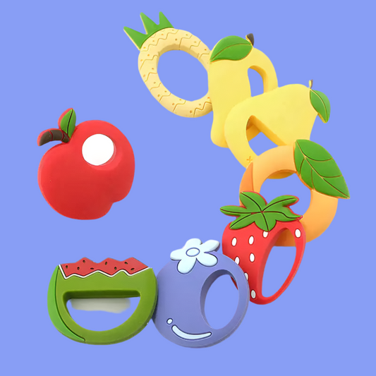 Alohabite Certified Baby Teething Rings – Soft & Hygienic Design