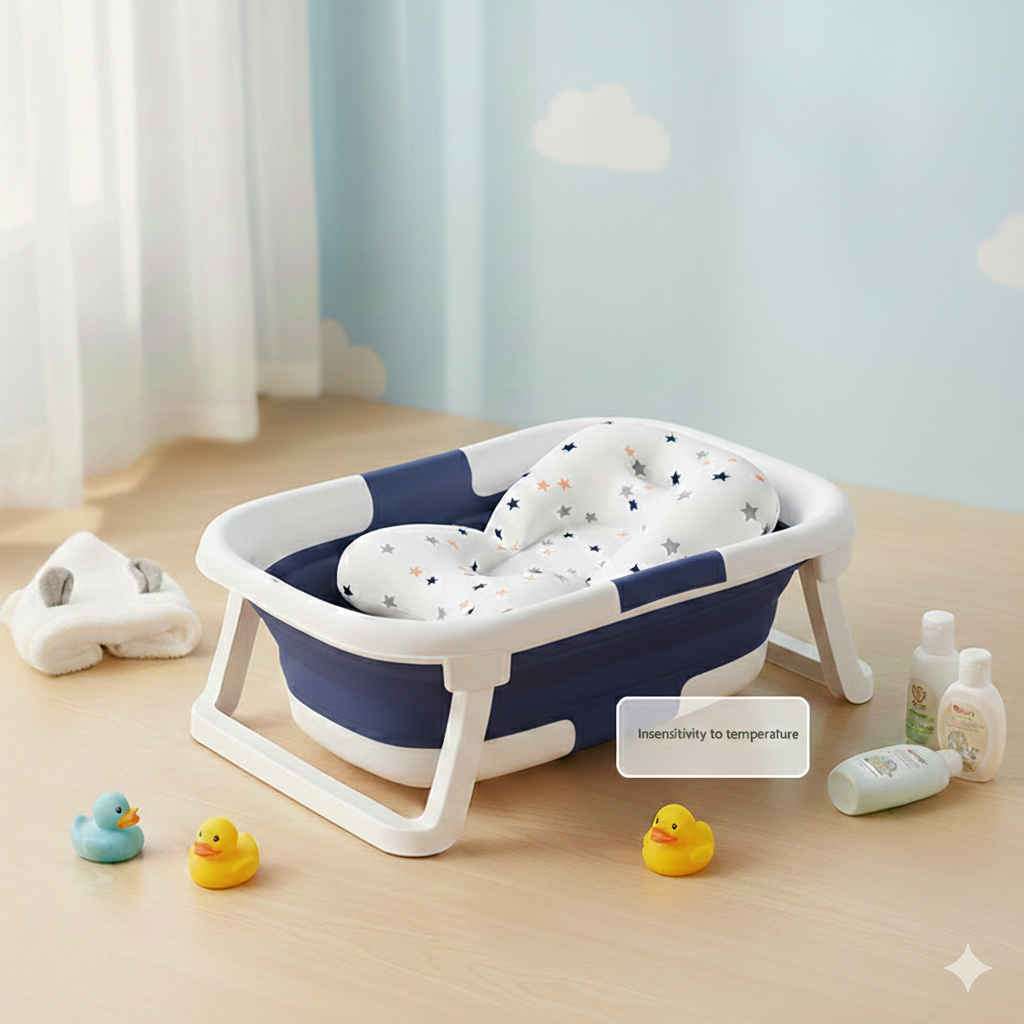 Little Cloud™ Baby Shower Bath Bed – Soft, Secure & Stress-Free