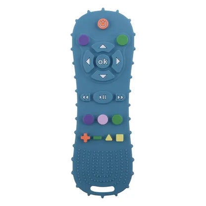 Non-Toxic Silicone Baby Remote Teether – Sensory Development Toy