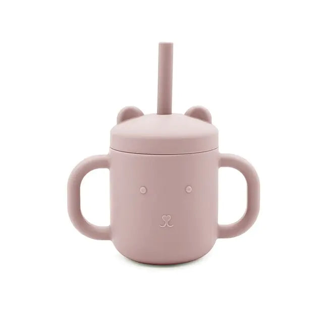 Children’s Portable Binaural Straw Cup – Leak-Proof Sippy Cup for Toddlers & Kids