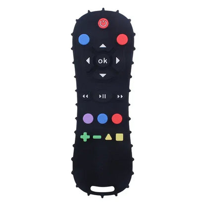 Non-Toxic Silicone Baby Remote Teether – Sensory Development Toy