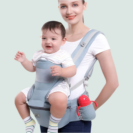 Ergonomic Baby Carrier Backpack - Comfortable Hands-Free Support for Parents