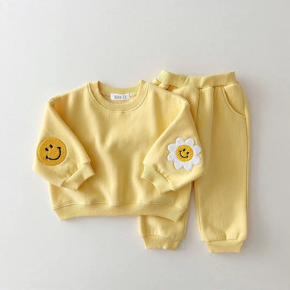 Premium Winter Warm Baby Clothes Set – Cozy Fleece Embroidered Outfit