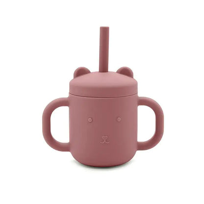 Children’s Portable Binaural Straw Cup – Leak-Proof Sippy Cup for Toddlers & Kids