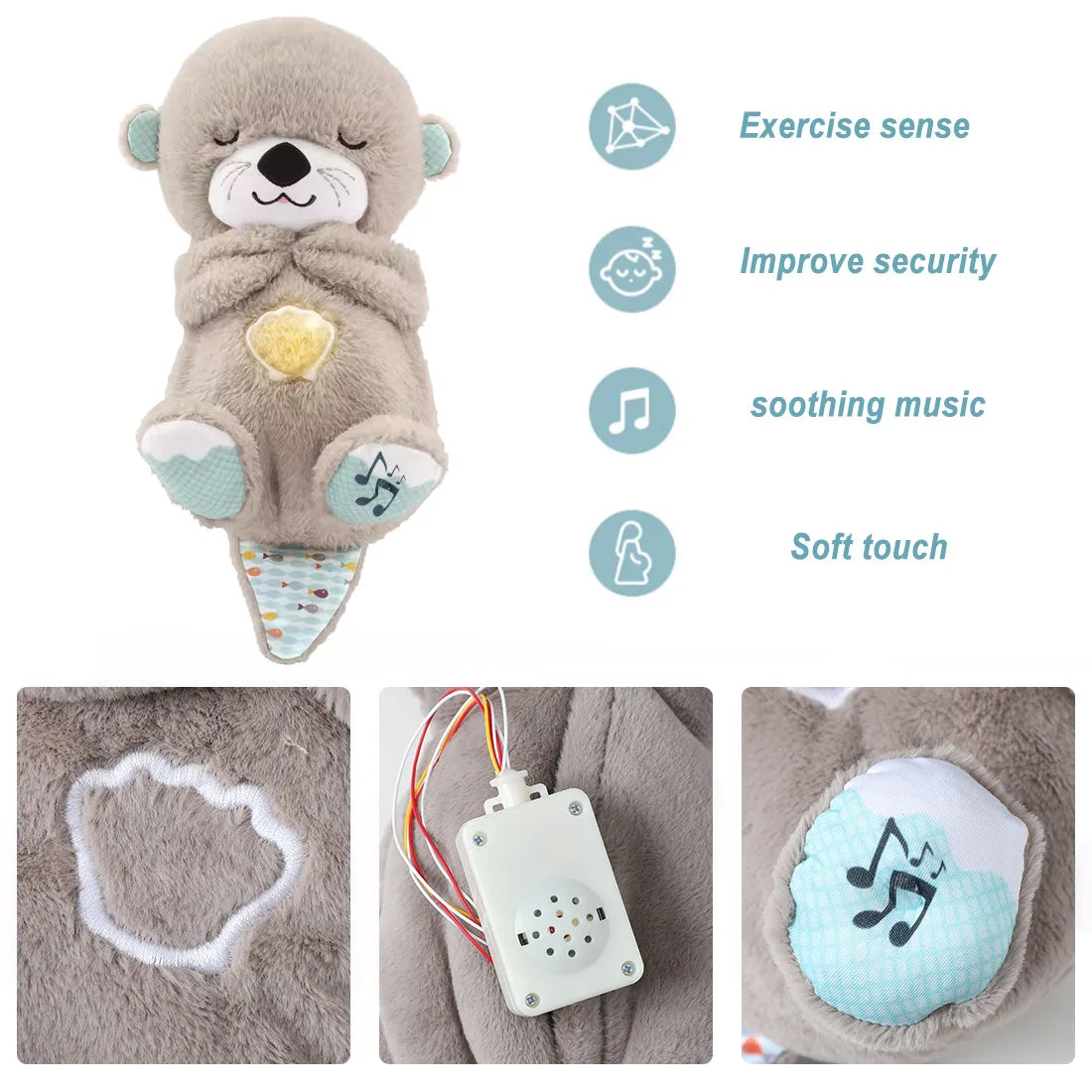 Soothing Sleeptime Plush – Soft Snuggle Toy with Relaxing Melodies