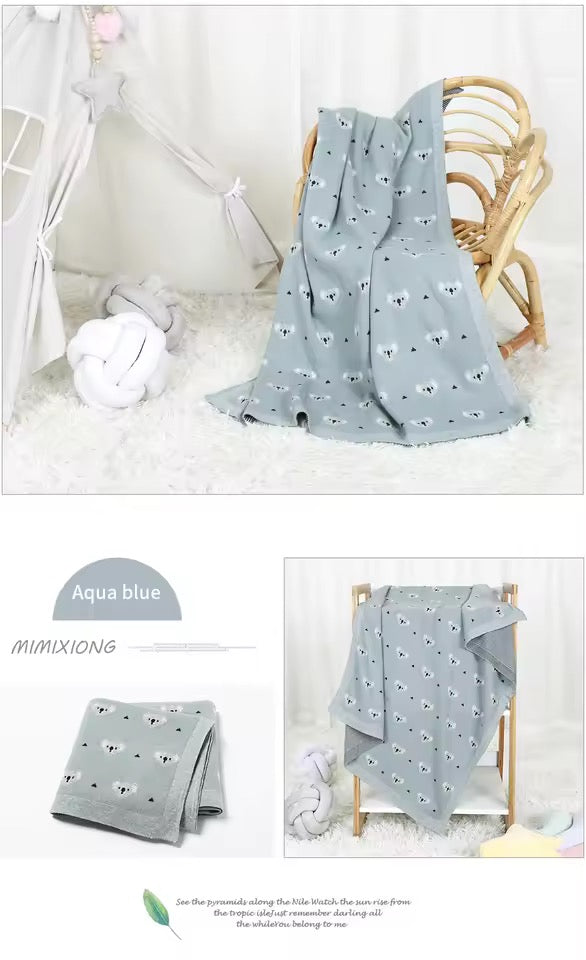Premium Newborn Baby Blanket – Soft, Hypoallergenic & Breathable Comfort