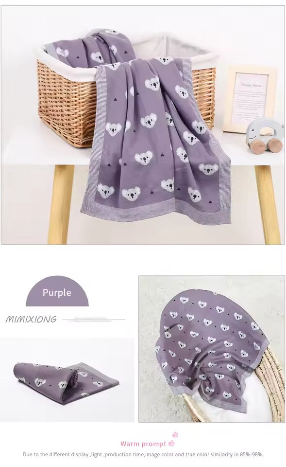 Premium Newborn Baby Blanket – Soft, Hypoallergenic & Breathable Comfort