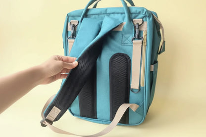 All-in-One Large Capacity Mommy Bag with Portable Baby Bed