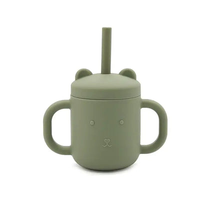Children’s Portable Binaural Straw Cup – Leak-Proof Sippy Cup for Toddlers & Kids