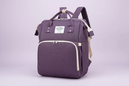 All-in-One Large Capacity Mommy Bag with Portable Baby Bed
