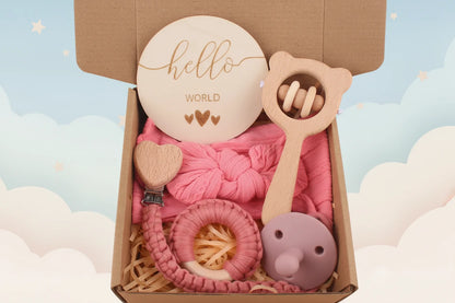 Premium Newborn Essentials Gift Box – Natural, Safe & Thoughtfully Designed