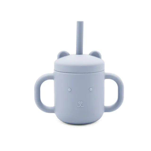 Children’s Portable Binaural Straw Cup – Leak-Proof Sippy Cup for Toddlers & Kids