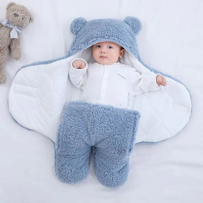 Luxury Baby Sleeping Bag – Soft Cashmere Blend & Breathable Comfort (0–12M)