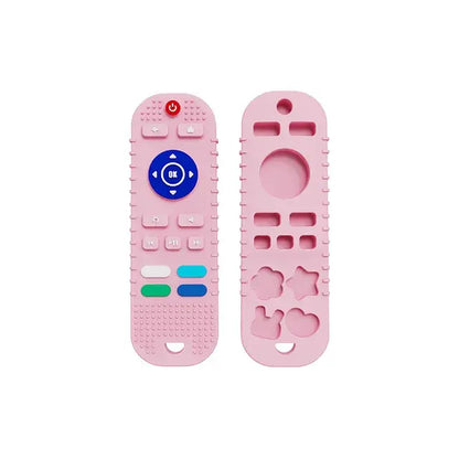 Non-Toxic Silicone Baby Remote Teether – Sensory Development Toy