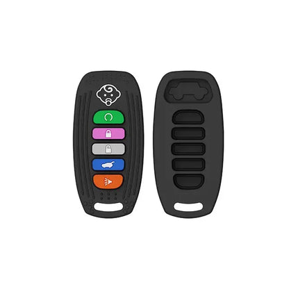 Non-Toxic Silicone Baby Remote Teether – Sensory Development Toy