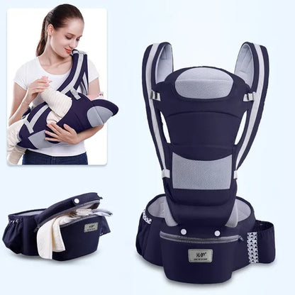 Ergonomic Baby Carrier Backpack - Comfortable Hands-Free Support for Parents