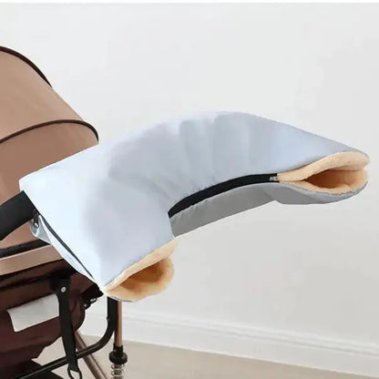 Luxury Winter Stroller Hand Warmer – Waterproof & Fleece-Lined Comfort Mitt