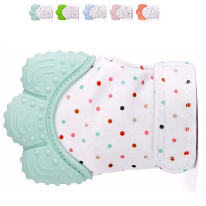 Food-Grade Silicone Baby Teething Gloves – Sensory Gum Soothing Mittens